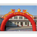 Double Dragons Advertising Inflatable Arch for Sale