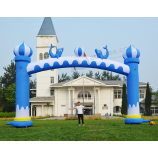 Bule aufblasbarer Bogen kommerzieller Torbogen für Kinderpark