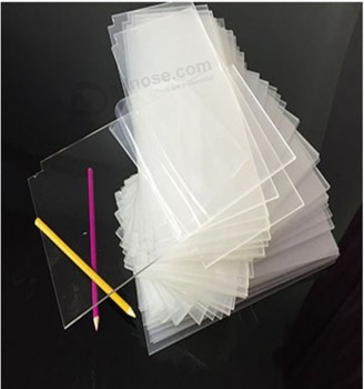 Wholesale customized high quality Advertising transparent extruded acrylic board