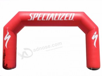 Arco gonfiabile del pallone dell'arco di colore rosso di alta qualità con il logo da vendere
