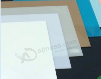 Wholesale customized GPPS transparent / Colored plexiglass/Acrylic plastic sheet for advertising board