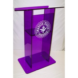 Acrylic Lectern Customized with Your Color Tint