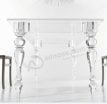 Custom Luxury Design Acrylic Dining Table