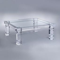 Rectangle Adrienne Acrylic Dining Table