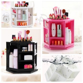 Spin Cosmetic Makeup Organizer Box Storage Rack Case 4 Colours