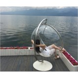 Acrylic Floor Standing Bubble Chair