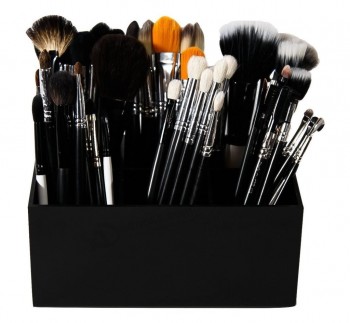 Wholesale Black Acrylic Brush and Liner Organizer (6 slots)