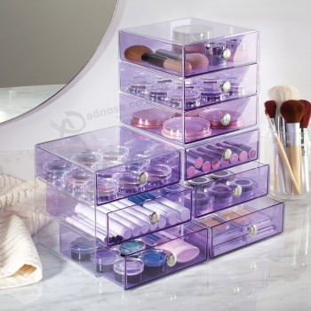 3 Drawer Stackable Acrylic Cosmetic Display Box Wholesale Cheap