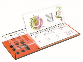 2018 Creative New Style Countertop Acrylic Calendar Holder Custom