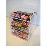 Clear Acrylic Makeup Organizer with 5/6/7 Drawers Wholesale 