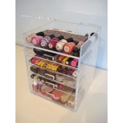 Clear Acrylic Makeup Organizer with 5/6/7 Drawers Wholesale 
