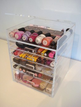 Clear Acrylic Makeup Organizer with 5/6/7 Drawers Wholesale 