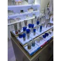 Fabricante de cosméticos personaLizados estantes de visuaLización de exhibición de productos de beLLeza aL por mayor 