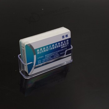 Super Transparent Clear Plastic Business Name Card Holder Wholesale