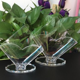 Fanshaped Clear Acrylic Napkin Stand Holder