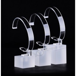 New Frosted Clear Acrylic Watch Display for Jewelry Showcases & Countertops
