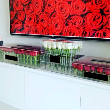Special Gift Acrylic Flower Display Box