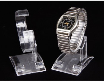 Clear or Colorful Plastic Watch Bracelet Display Holder Rack