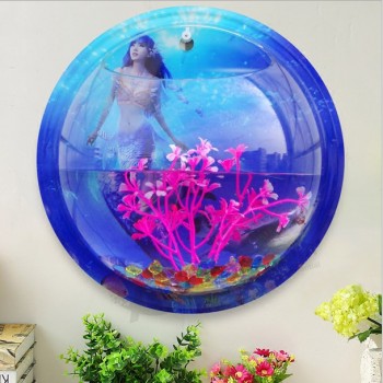 Creatve Wall Mounted Acrylic Fish Bowl
