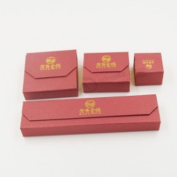 Customized high quality Golden Printing Hot Stamping Packaging Display Watch Box with your logo