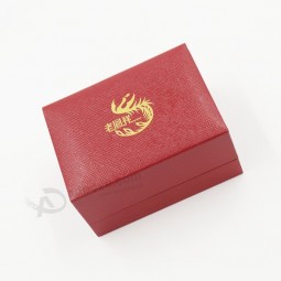 Customized high quality Shenzhen Factory Price Lovers Ring Jewellery Jewelry Box with your logo