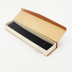 Wholesale Customized high-end Matt Lamination Kraft Paper Jewel Trinket Jewelry Box with your logo
