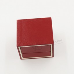 Wholesale Customized high-end Printed Plastic Wood Wooden Ring Box with your logo