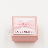 Wholesale Customized high-end Delicate Luxury Cardboard Paper Box with Ribbon Bow with your logo