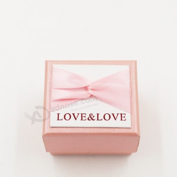 Wholesale Customized high-end Delicate Luxury Cardboard Paper Box with Ribbon Bow with your logo