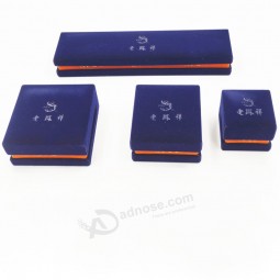 Customized high-end OEM ODM Customized Suede Ring Bracelet Jewelry Box with your logo
