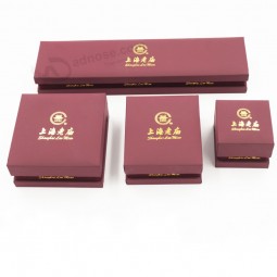 Customized high quality OEM High Quality Leatherette PU Leather Plastic Box with your logo
