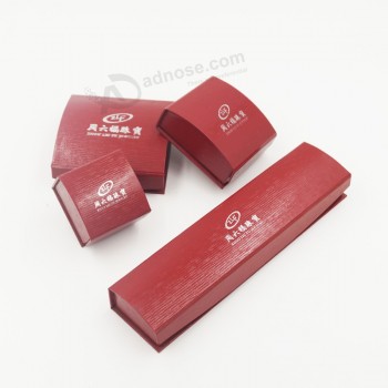 Customized high quality Discounted Price Leatherette Paper Jewel Jewelry Box with your logo