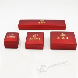 Customized high quality Eco-Friendly Velvet Flocking Suede Jewelry Packing Box with your logo