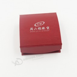 Wholesale customized logo for High Quality Cardboard Leatherette Velvet Box for Pendant with your logo