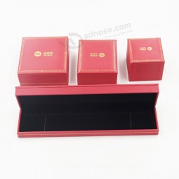 Wholesale customized logo for Hot Printing Custom Ring Jewelry Plastic Gift Packaging Box with your logo
