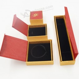Wholesale customized logo for Eco-Friendly Cardboard Kraft Paper Box for Jewelry with your logo