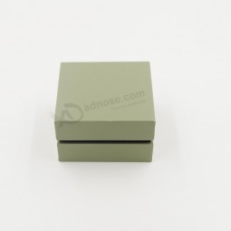 Wholesale customized high-end Exquisite Luxury Flocking Real Silk Cardboard Packaging Box for Pendant with your logo