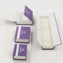 Wholesale customized high-end OEM Fashion Luxury Velvet Gift Jewelry Packing Box with your logo