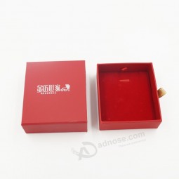 Customized high-end OEM ODM Customized Pull-out Paper Gift Box for Pendant with your logo