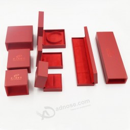 Customized high-end Exporter Printing Plastic Jewellery Box with your logo