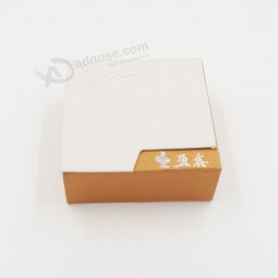 Wholesale customized high-end 2017 New Style Luxury Kraft Paper Display Box with Hot Stamping with your logo