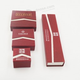 Wholesale customized high-end Silver Stamping Logo Customized Wholesale Gift Box with your logo