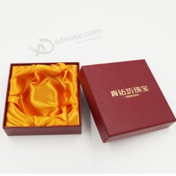 Wholesale customized high-end Supplier Cardboard Paper Gift Jewelry Box with your logo
