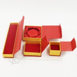 Customized high-end Quality Cheap Hot Stamping jewelry Gift Box with your logo