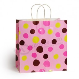 Printed Paper Shopping Bag with Twisted Handle Wholesale