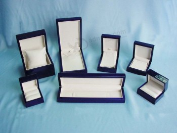 Luxury Leatherette Paper Jewelry Wooden Box Wholesale