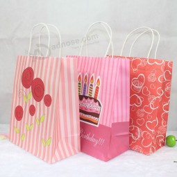 OEM Colorful Kraft Paper Shopping Bags Wholesale 