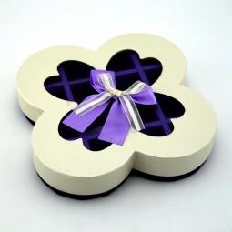 OEM Sweety Flower Shape Paper Chocolate Box Wholesale 