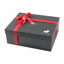 Cheap Custom Cardboard Paper Gift Box with Ribbon