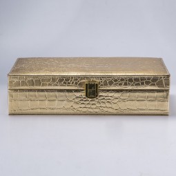 OEM Luxury PU Leather Cosmetic Packing Box Wholesale